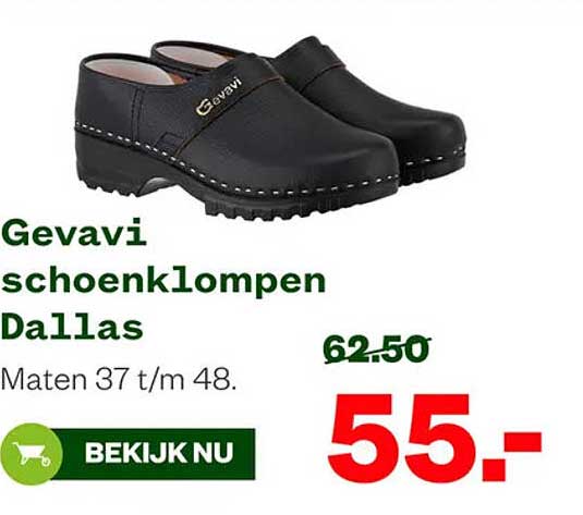 Gevavi schoenklompen Dallas