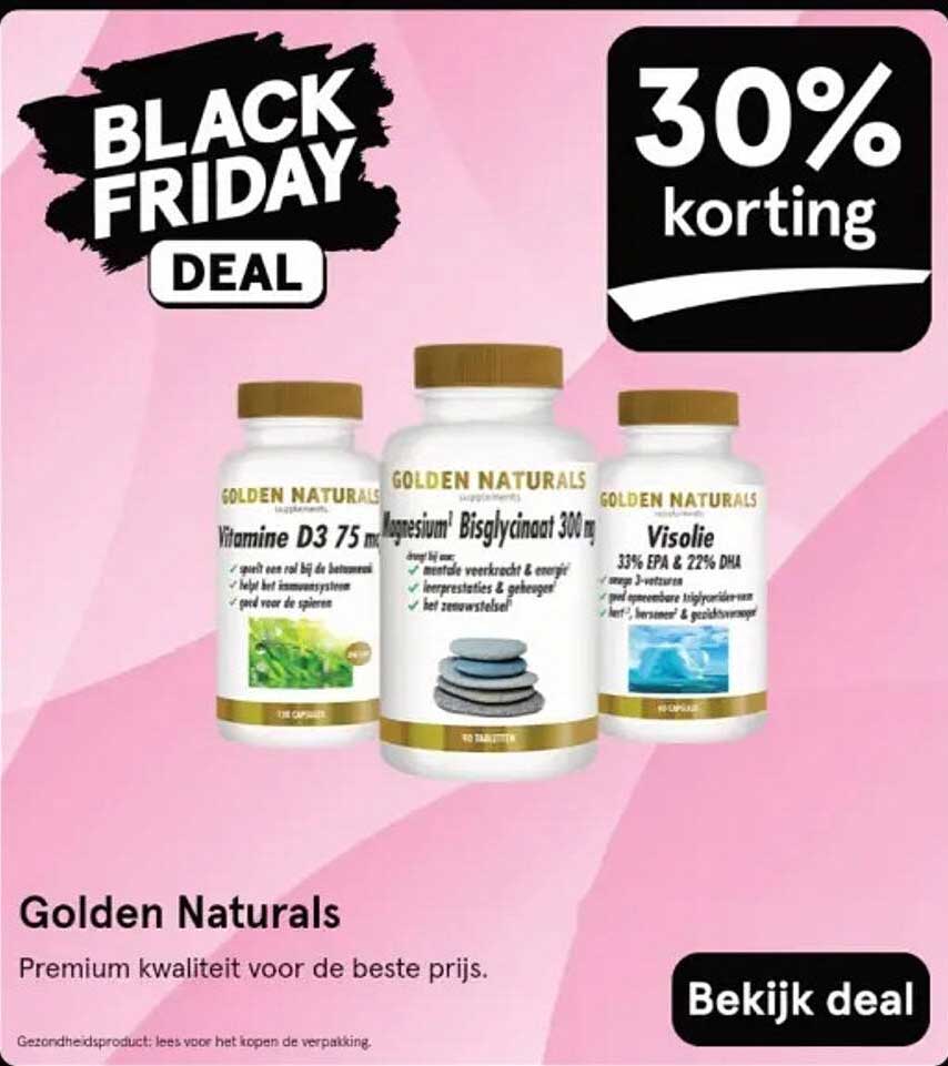 Golden Naturals - Black Friday Deal