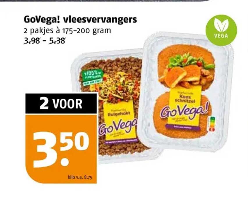 GoVega! vleesvervangers