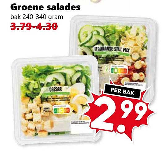 Groene salades