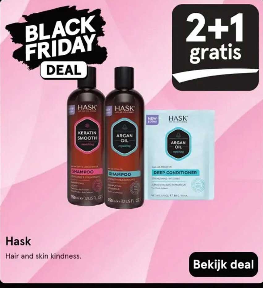 Hask Black Friday Deal: 2+1 gratis
