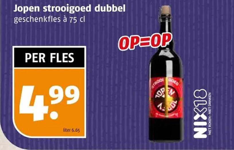 Jopen strooigoed dubbel geschenkfles à 75 cl