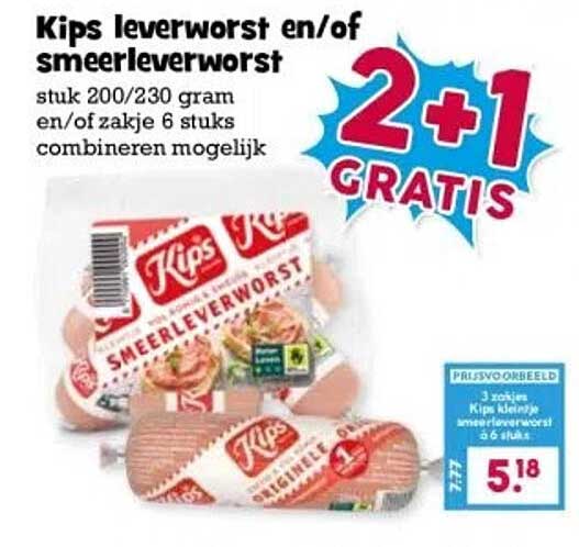 Kips leverworst en/of smeerleverworst