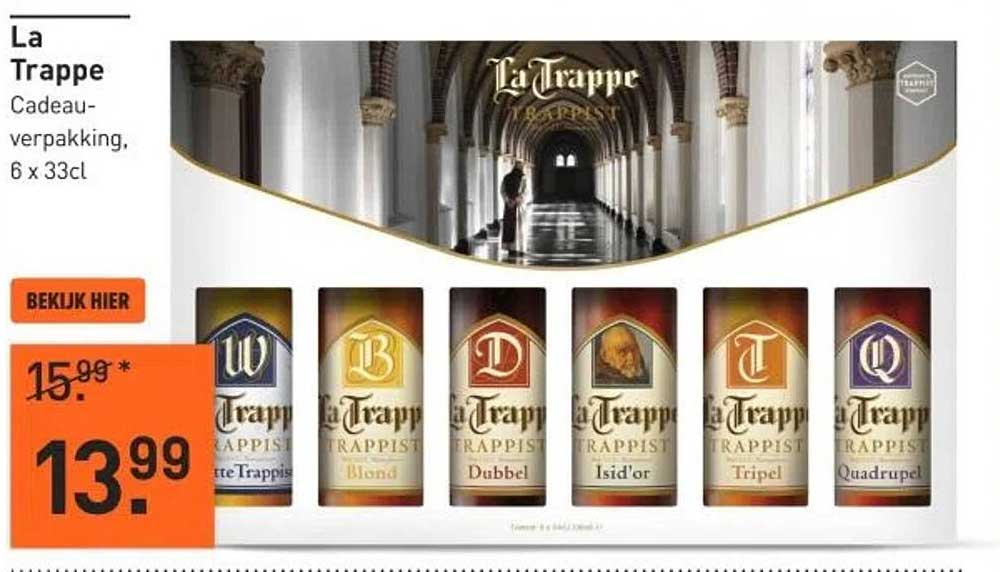 La Trappe Cadeau-verpakking, 6 x 33cl