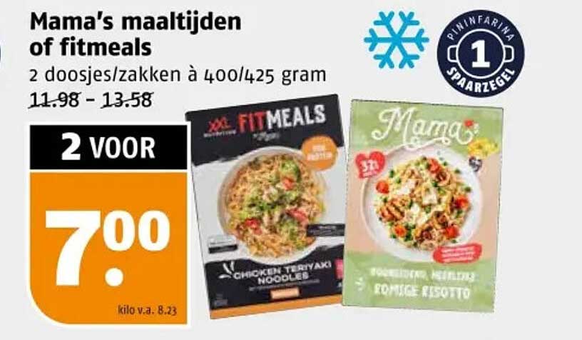 Mama's maaltijden of fitmeals