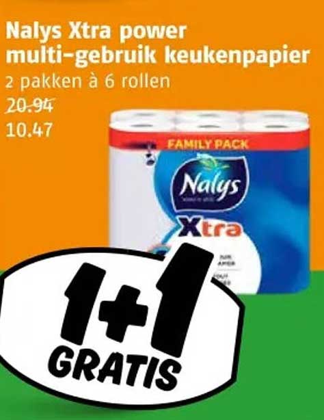 Nalys Xtra power multi-gebruik keukenpapier