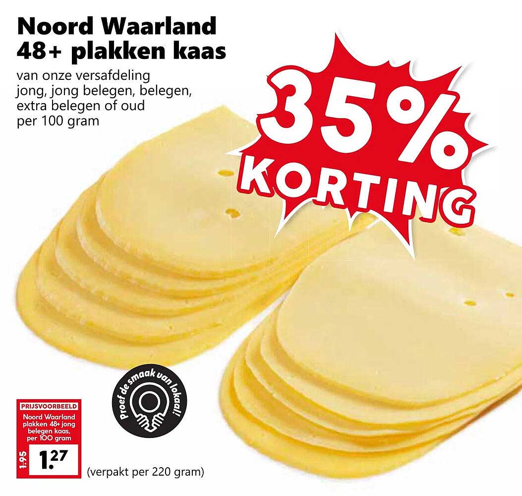 Noord Waarland 48+ plakken kaas