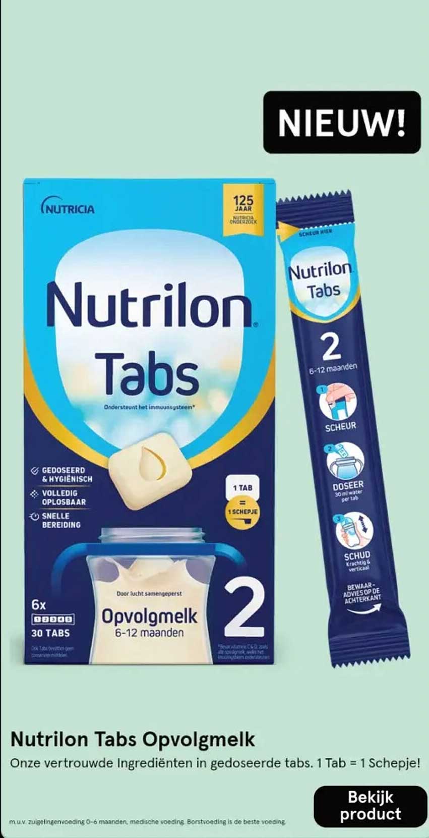 Nutrilon Tabs Opvolgmelk