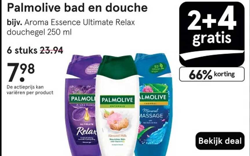 Palmolive bad en douche bijv. Aroma Essence Ultimate Relax douchelgel 250 ml