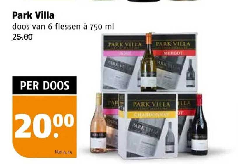 Park Villa doos van 6 flessen à 750 ml