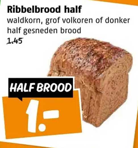 Ribbelbrood half