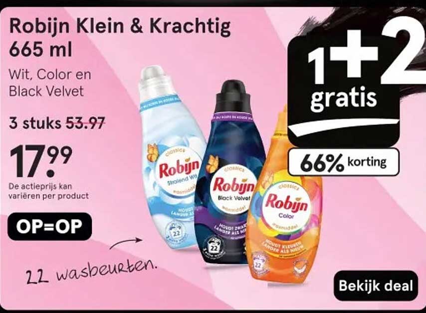 Robijn Klein & Krachtig 665 ml