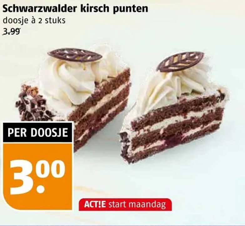 Schwarzwalder kirsch punten doosje à 2 stuks