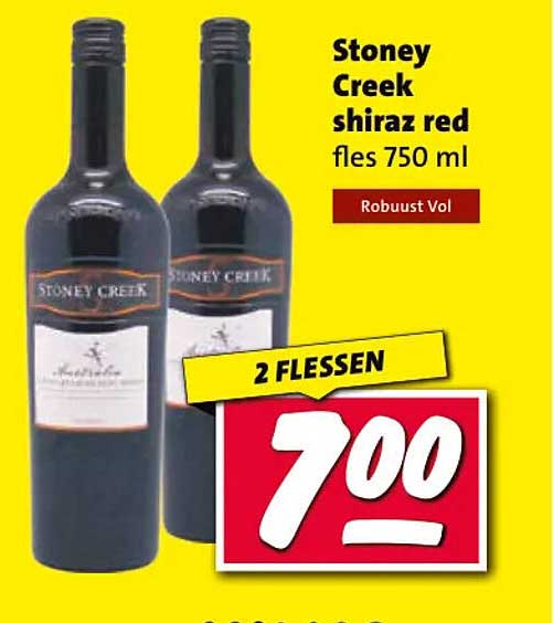 Stoney Creek shiraz red fles 750 ml
