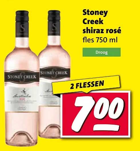 Stoney Creek shiraz rosé fles 750 ml