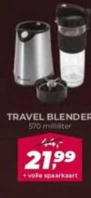 TRAVEL BLENDER 570 milliliter