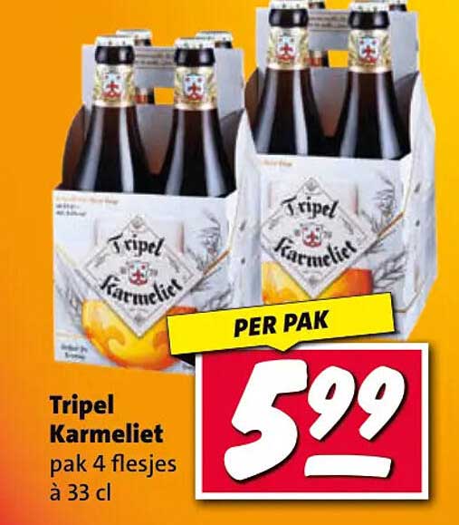 Tripel Karmeliet pak 4 flesjes à 33 cl