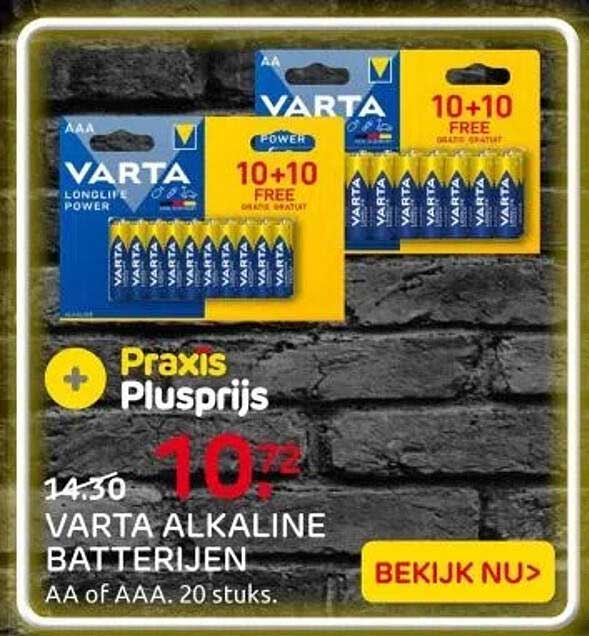 VARTA ALKALINE BATTERIJEN