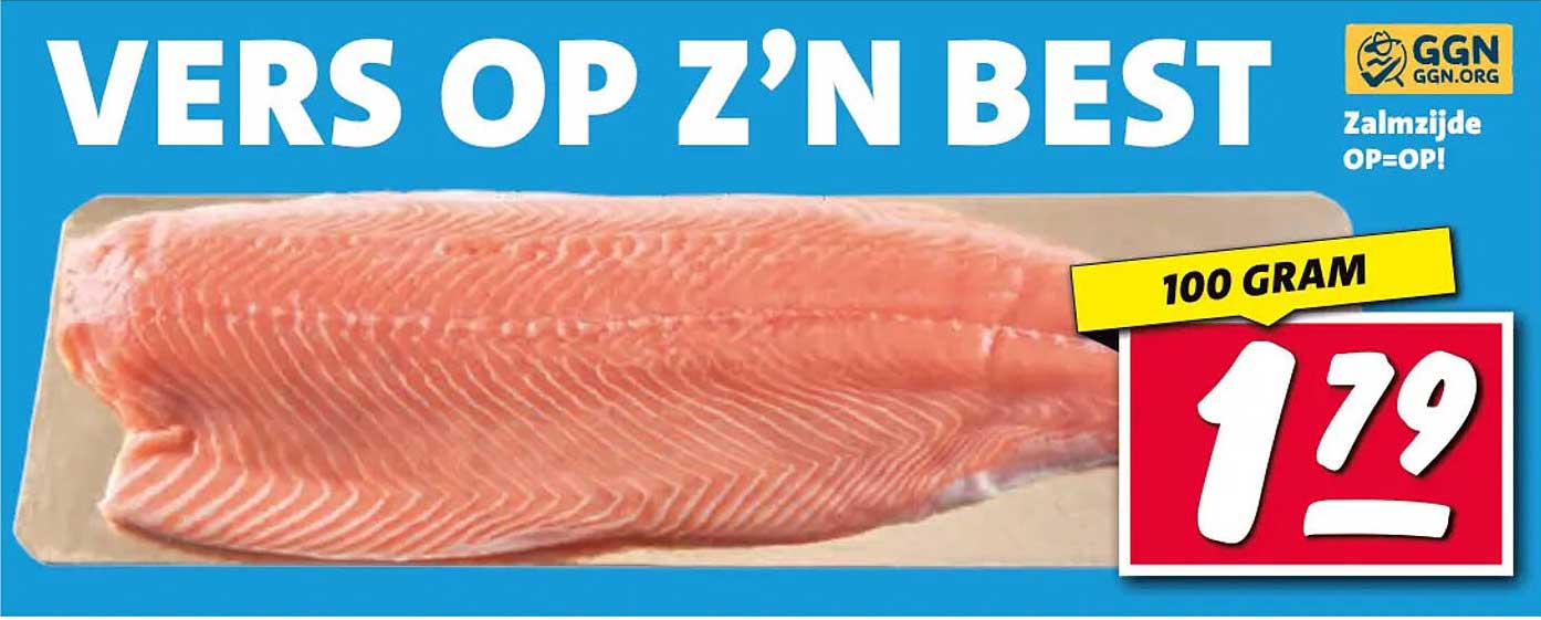 VERS OP Z'N BEST - Zalmsalade OP=OP!