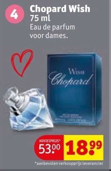 Chopard Wish 75 ml Eau de parfum voor dames.