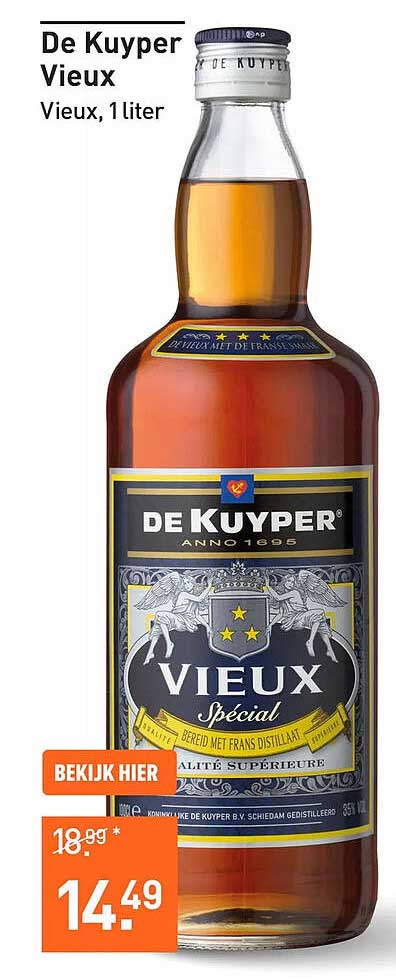 De Kuyper Vieux, 1 liter