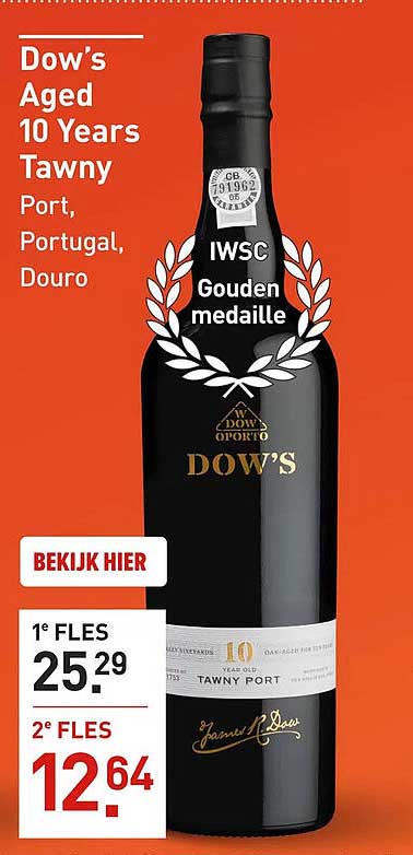 Dow's Aged 10 Years Tawny Port