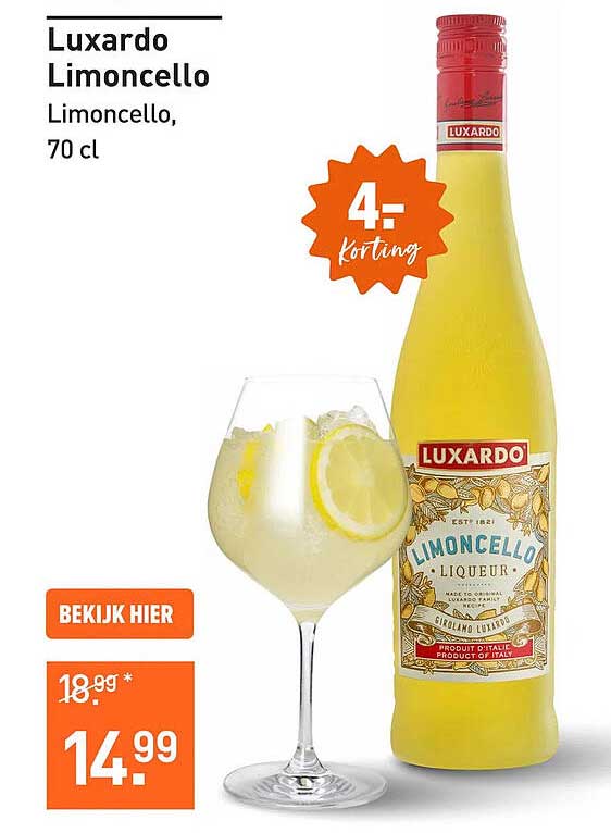 Luxardo Limoncello, 70 cl