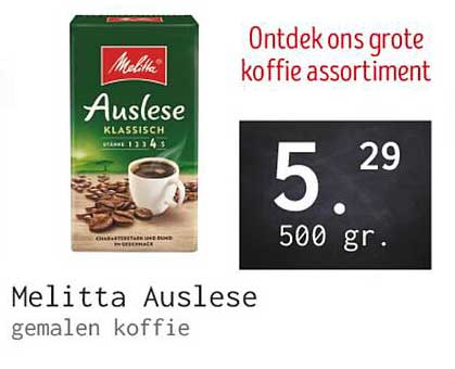 Melitta Auslese gemalen koffie