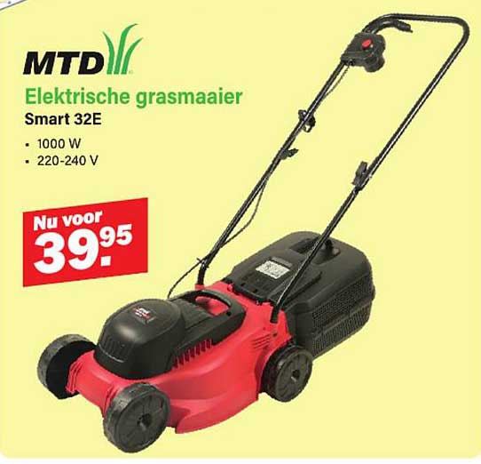 MTD Elektrische grasmaaier Smart 32E