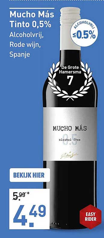 Mucho Más Tinto 0,5%