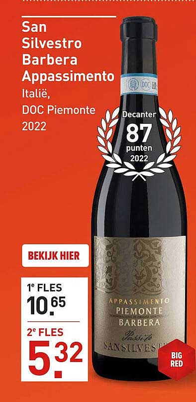 San Silvestro Barbera Appassimento