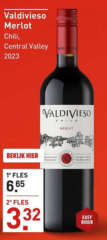 Valdivieso Merlot Chili, Central Valley 2023