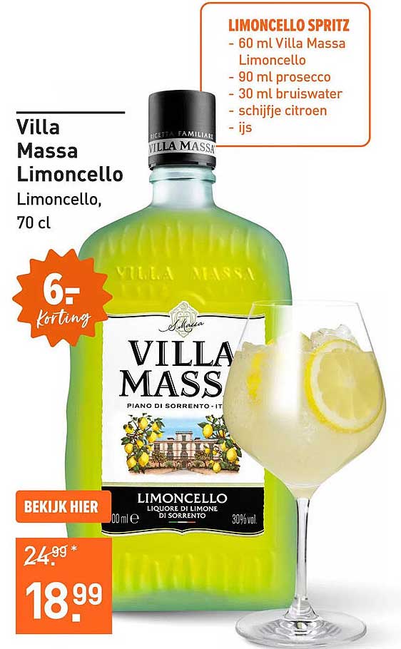 Villa Massa Limoncello, 70 cl