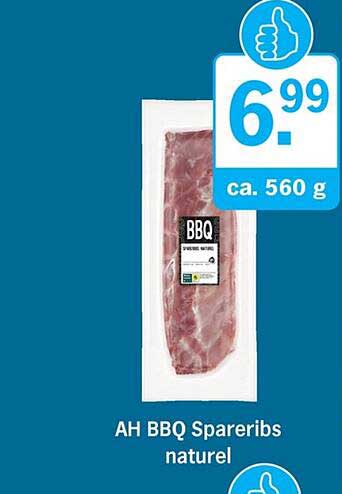 AH BBQ Spareribs naturel