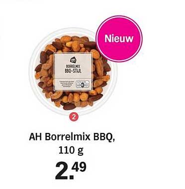 AH Borrelmix BBQ, 110 g