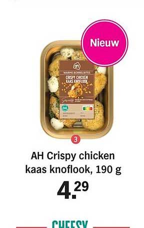 AH Crispy chicken kaas knoflook, 190 g
