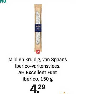 AH Excellent Fuet iberico, 150 g