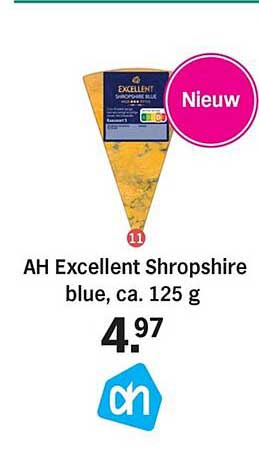 AH Excellent Shropshire blue, ca. 125 g