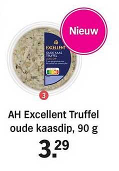 AH Excellent Truffel oude kaasdip, 90 g