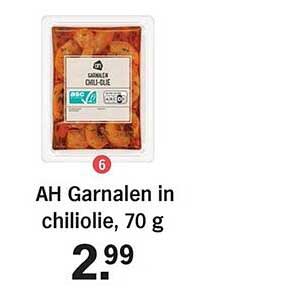 AH Garnalen in chilolie, 70 g