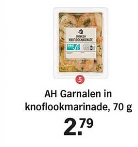 AH Garnalen in knoflookmarinade, 70 g
