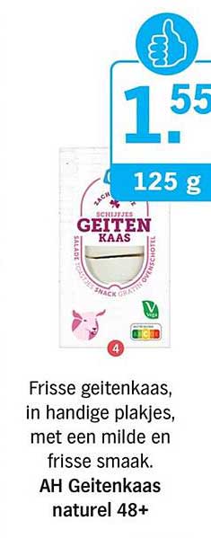 AH Geitenkaas naturel 48+