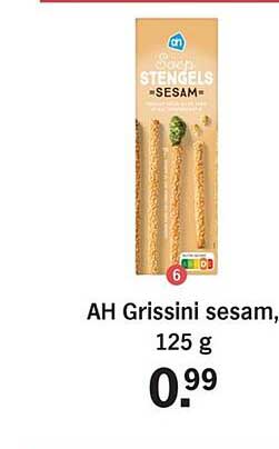 AH Grissini sesam, 125 g