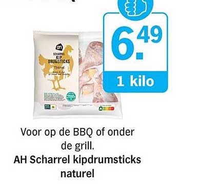 AH Scharrel kipdrumsticks naturel