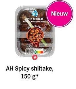 AH Spicy shiitake, 150 g*