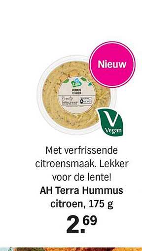AH Terra Hummus citroen, 175 g
