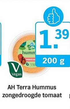 AH Terra Hummus zongedroogde tomaat