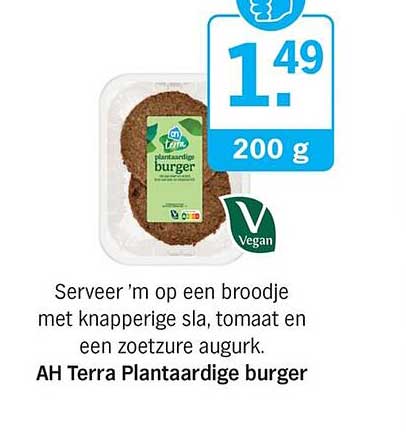 AH Terra Plantaardige burger