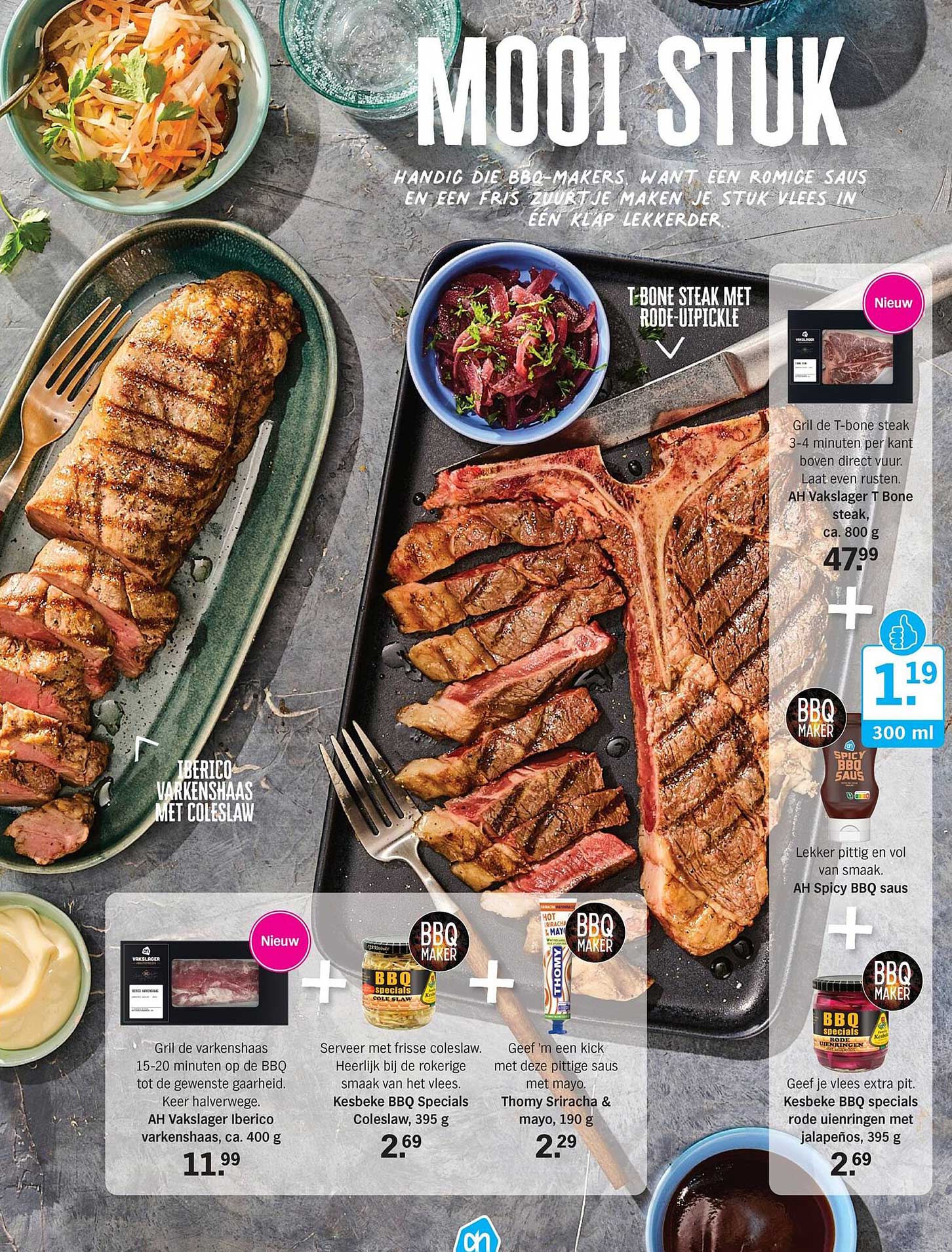 AH Vakslager T Bone steak, ca. 800 g