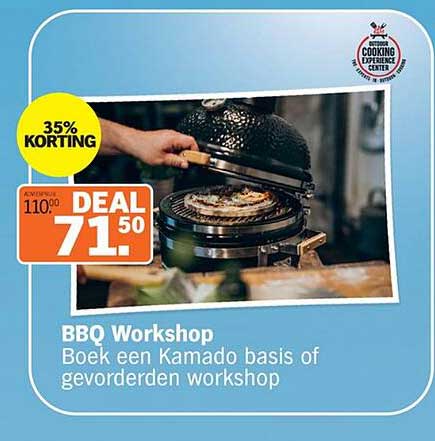 BBQ Workshop Boek een Kamado basis of gevorderden workshop